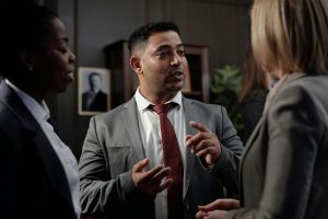 attorney working to resolve a dispute between business owners